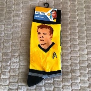 ✨✨Star Trek Captain Kirk Novelty Socks!✨✨